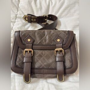 L.A.M.B. Brown Leather Belt Bag
